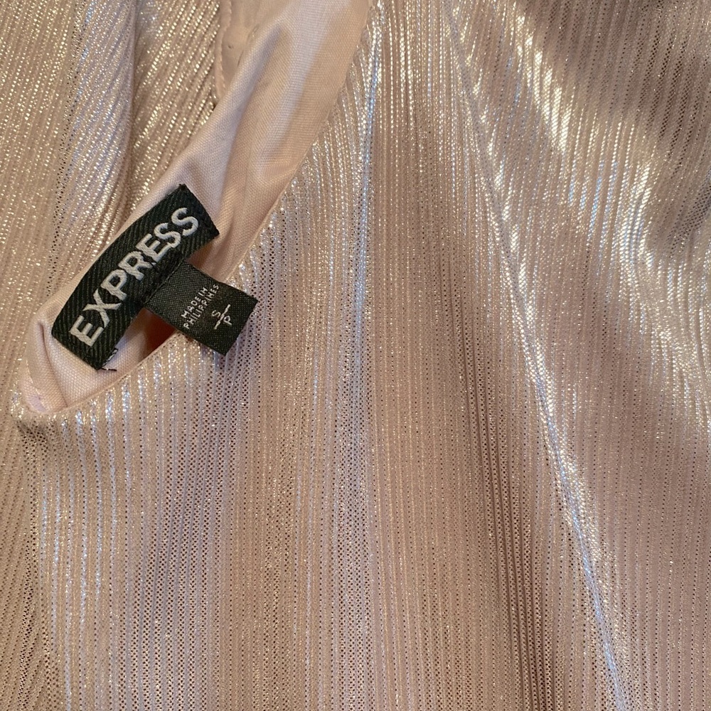 Express Pink Silk Top